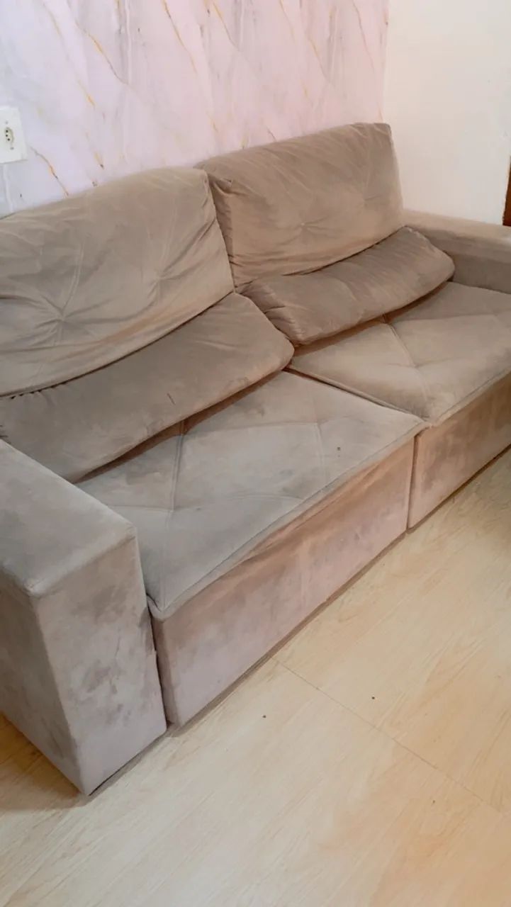 Vendo sofar cama cinza  - Foto 4