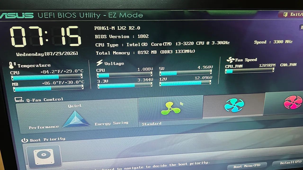 Kit core i3 8GB Placa Asus - Foto 2