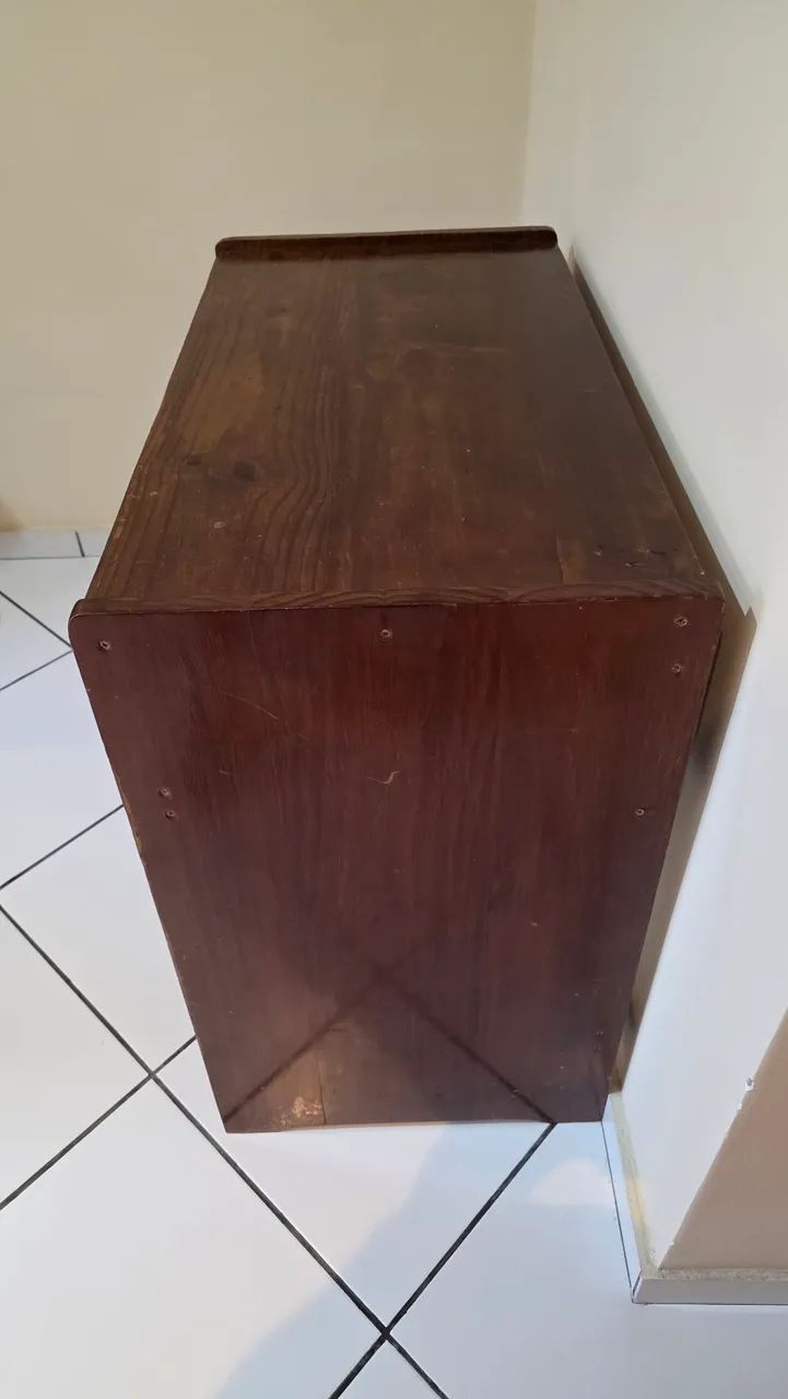 Escrivaninha de madeira maciça - Foto 5