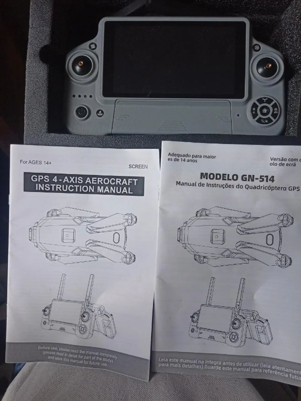 Kit Original Drone Gn-514 Gps  Sem Drone (Usado) - Foto 2