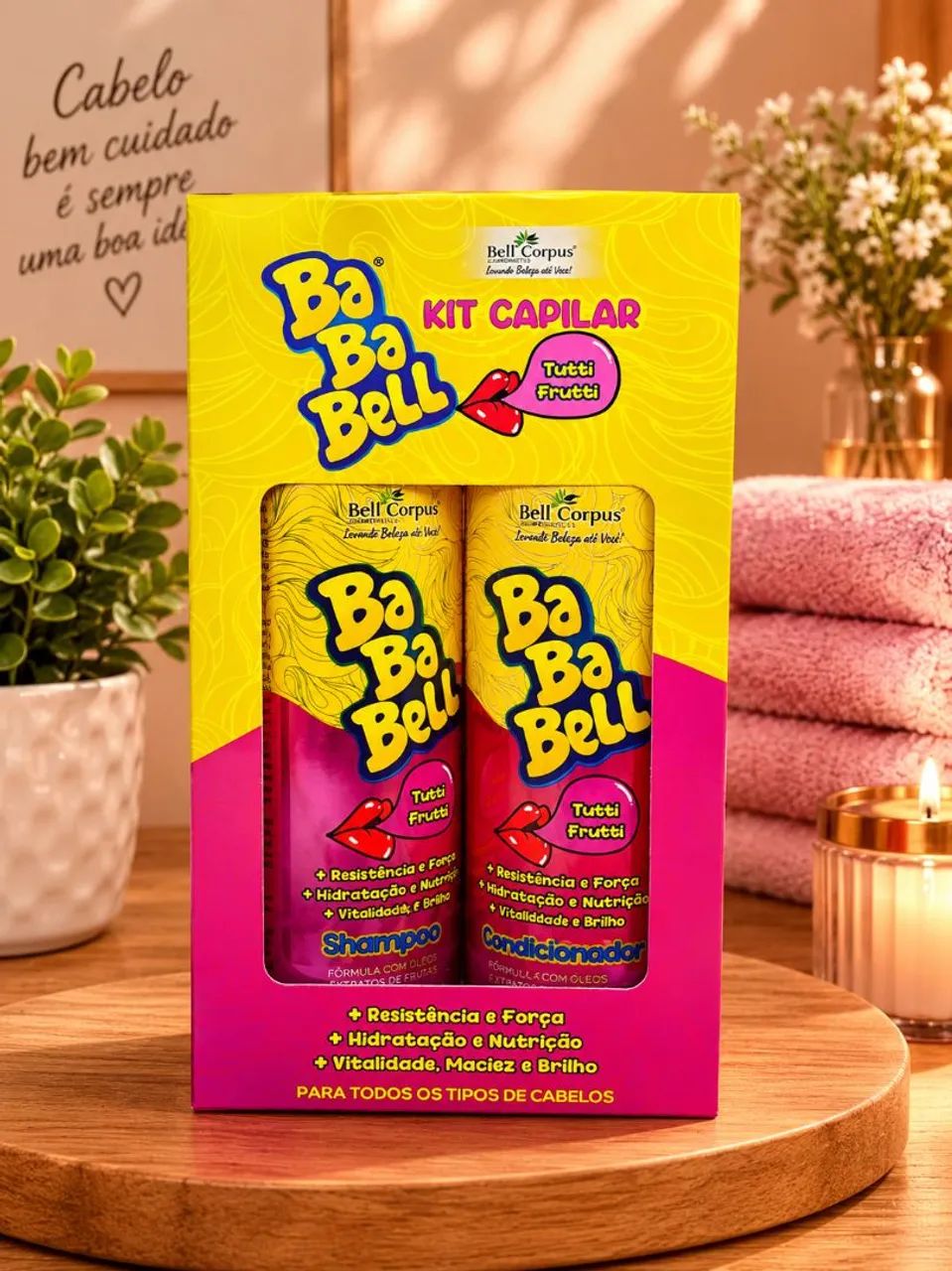 Produto para cabelo