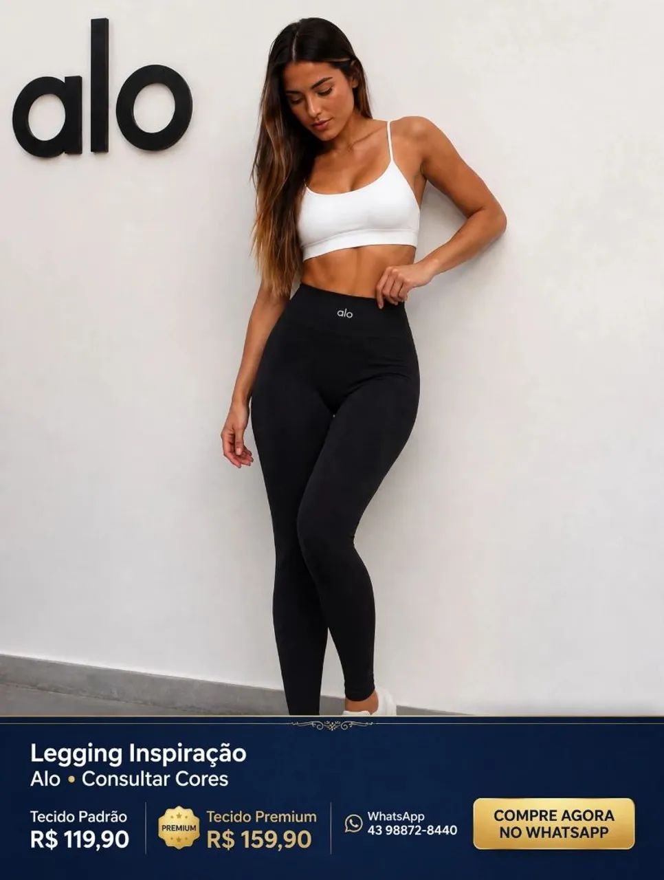 Roupas academia inspiração alo - Foto 5