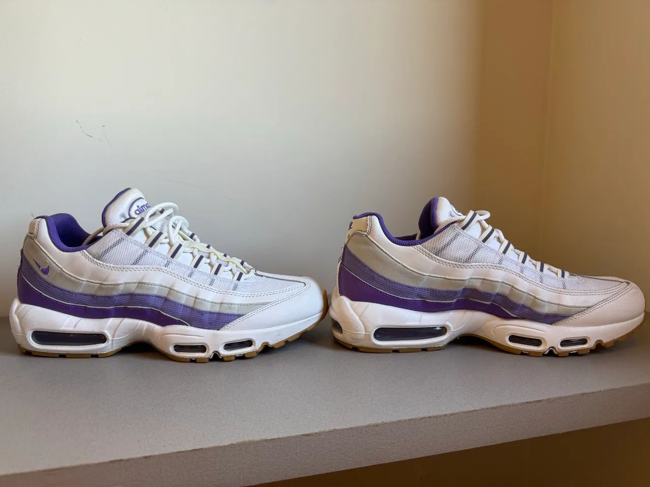 Nike Air Max 95 White Space Purple algum - Foto 3