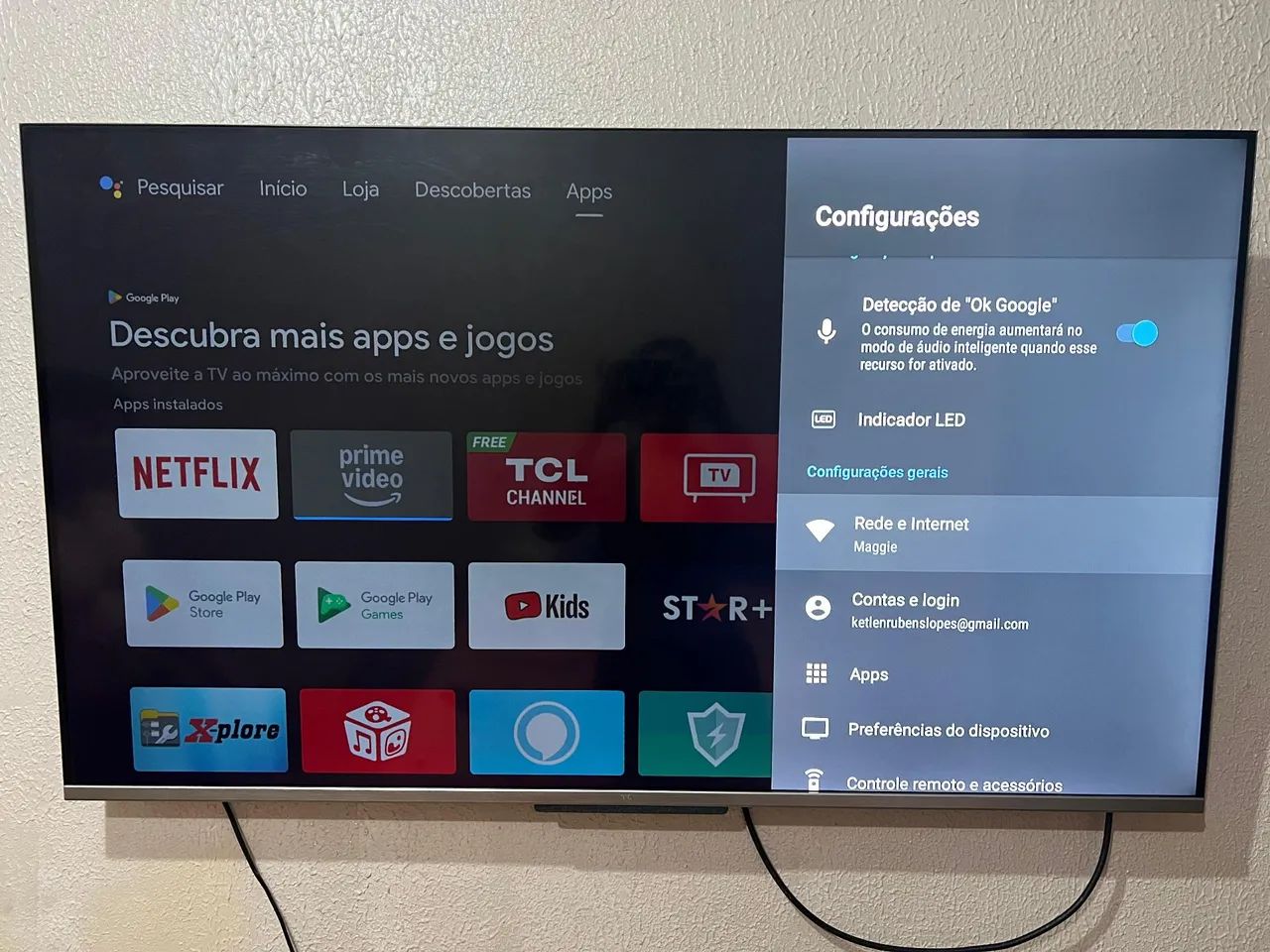 Tv TCL Smart 55 polegadas  - Foto 2