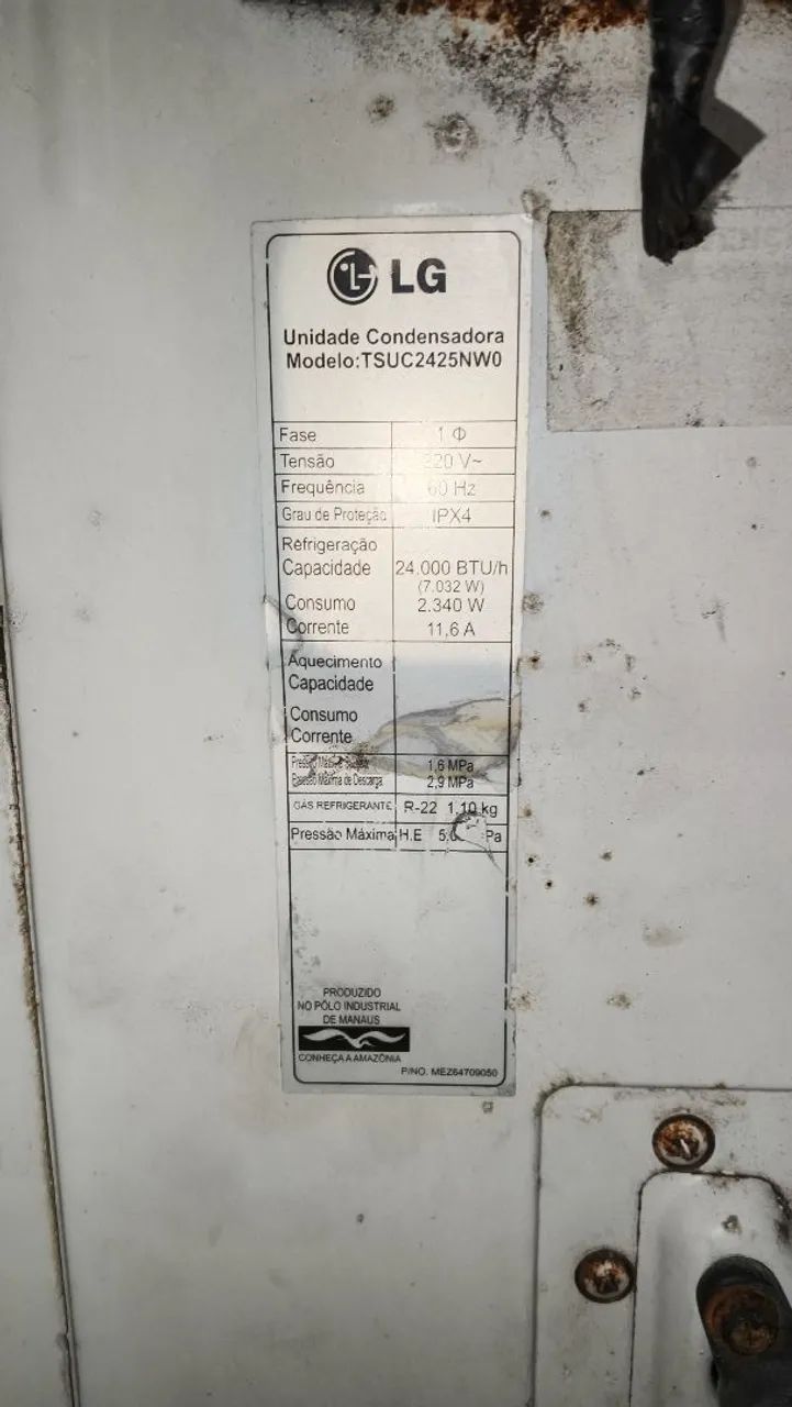 Ar condicionado LG 24.000 BTUs - Foto 3