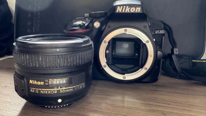 Camera Nikon D5300 com lente do kit - Foto 2