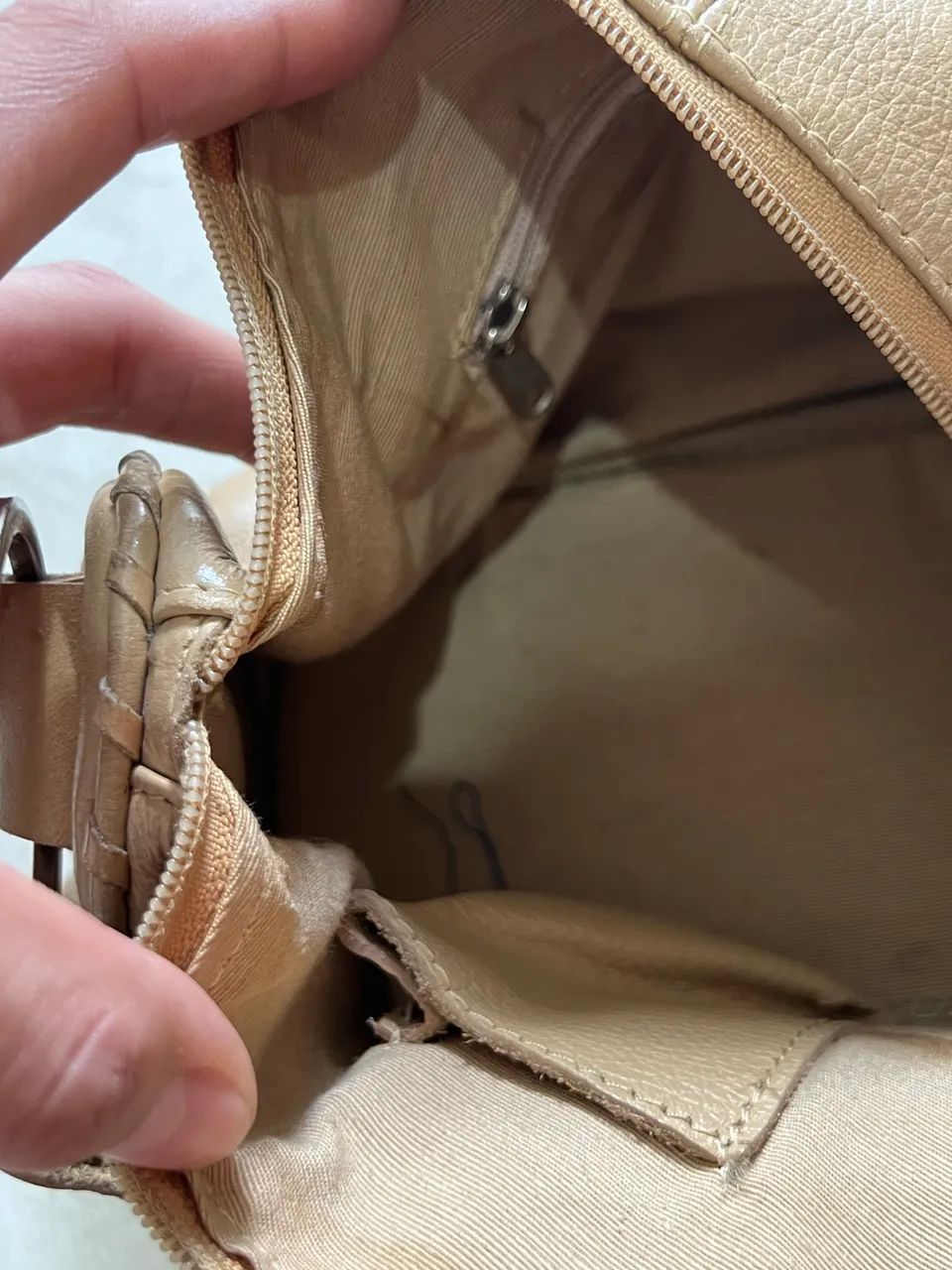 Bolsa de couro vintage  - Foto 3