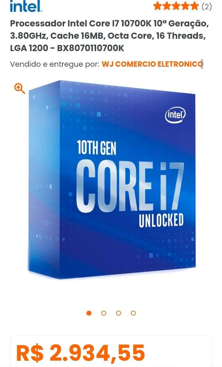 I710700k placa mae z490 32gb memória ram 2 X 16 3200hz