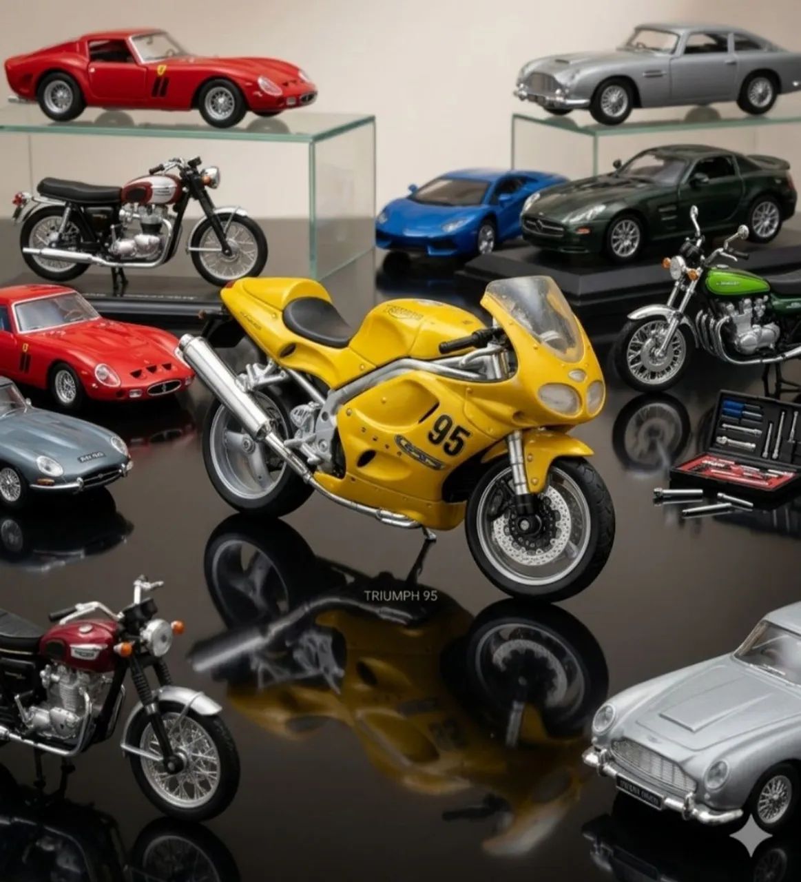 Moto miniatura Triumph Daytona 955i
