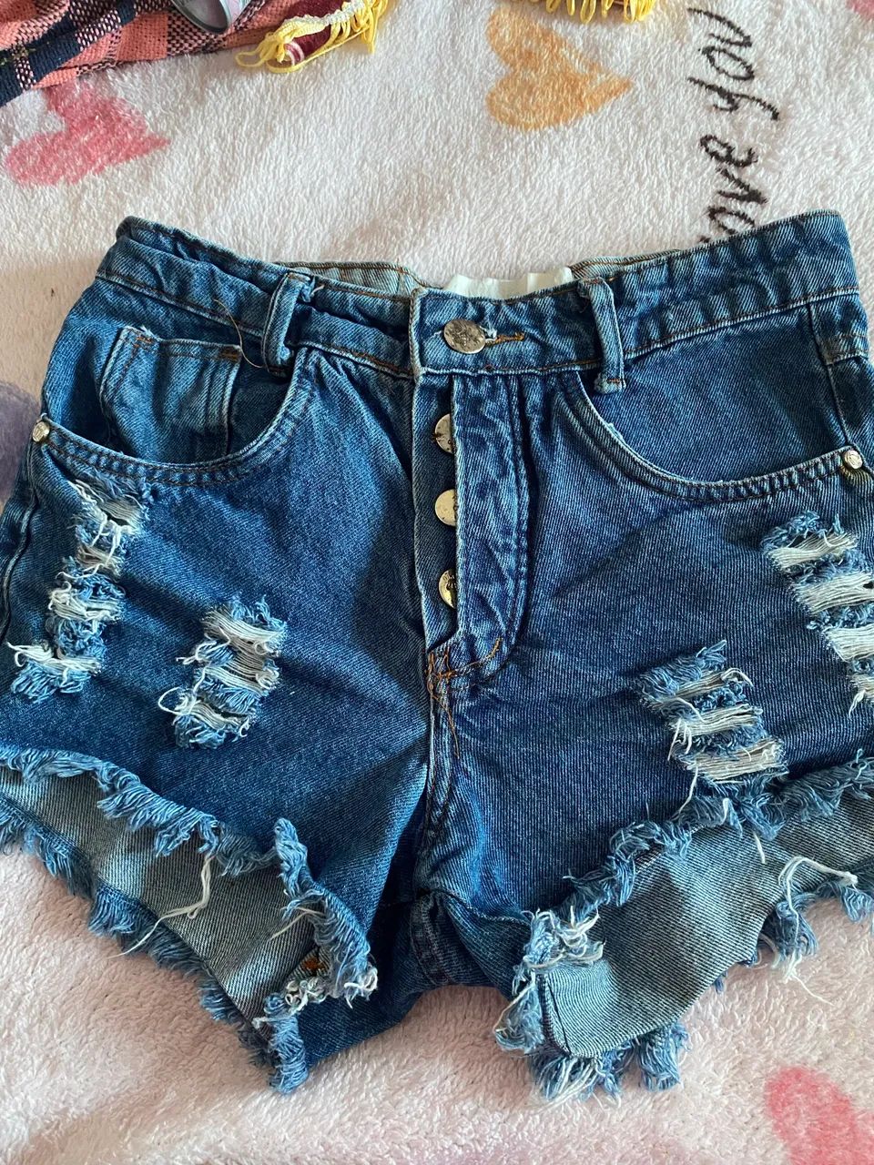 Short jeans semi novo  - Foto 3