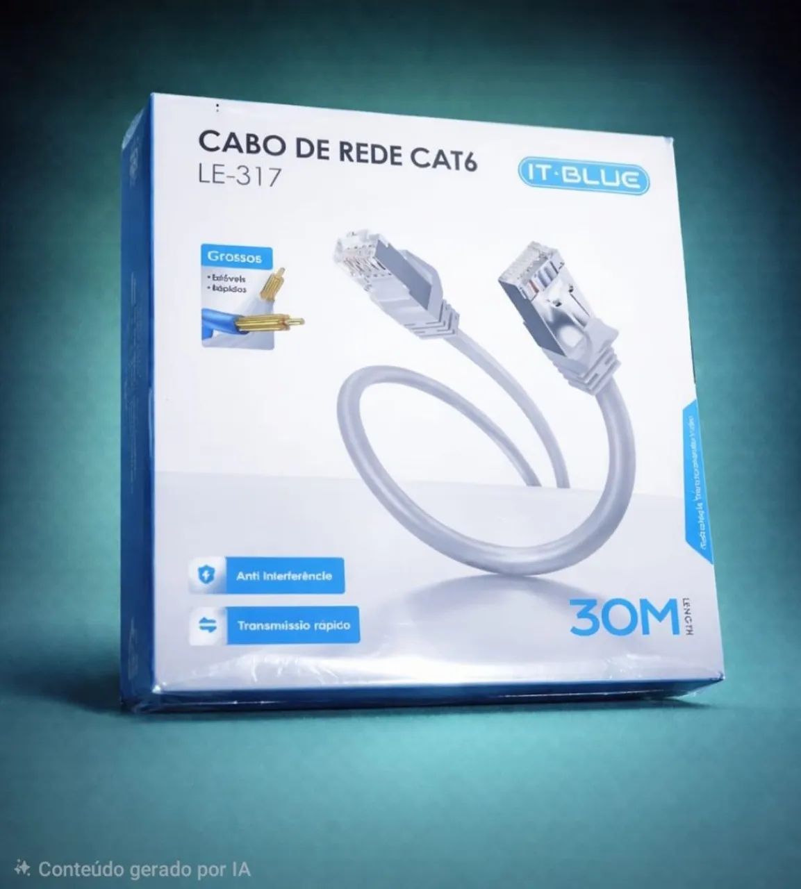 Cabonde Rede Cat6 30 metros.