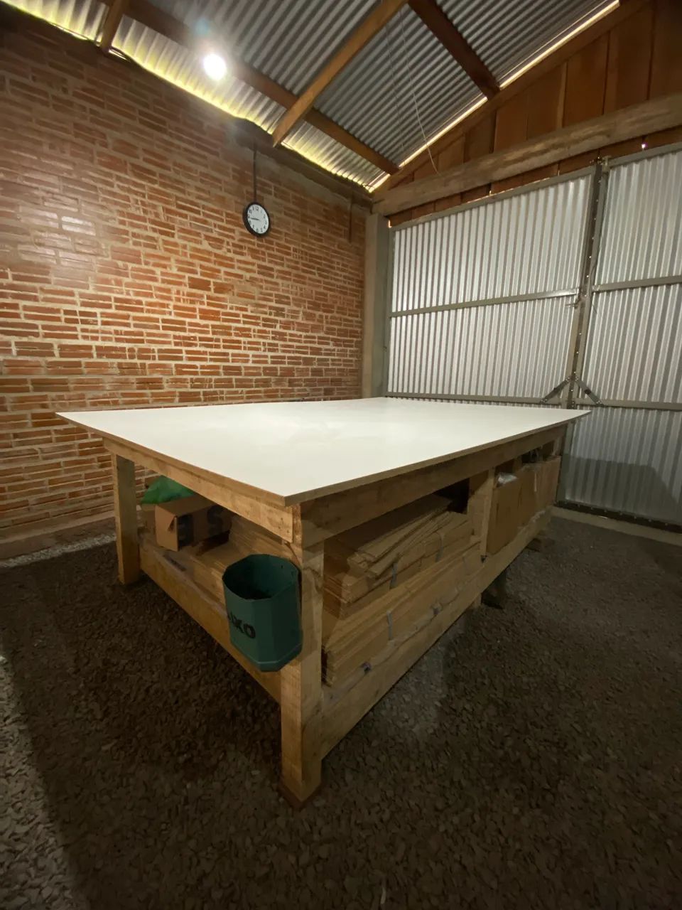 Mesa para corte de confecção 