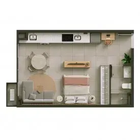PLANTA 41m²