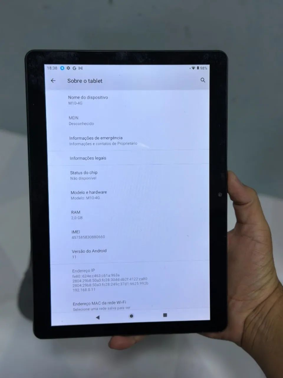 Tablet 10 Polegadas Multilaser M10 4G - 2GB RAM / 32GB  Preço: R$ 320,00  Descrição Modelo - Foto 4