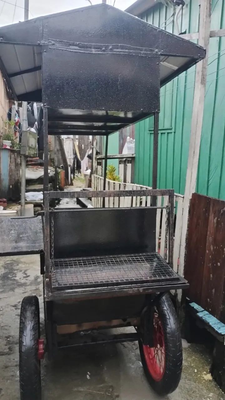 Carrinho de Vendas de Churrasco Completo  - Foto 4