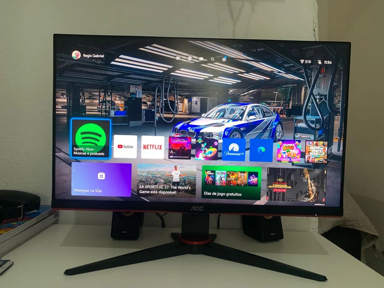 Monitor AOC 165hz 