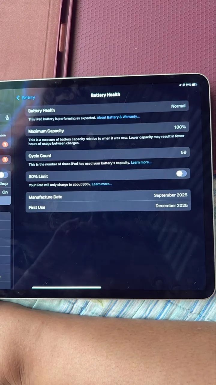 iPad Air 13? M3 - 100% de Bateria - Excelente Estado - Foto 3