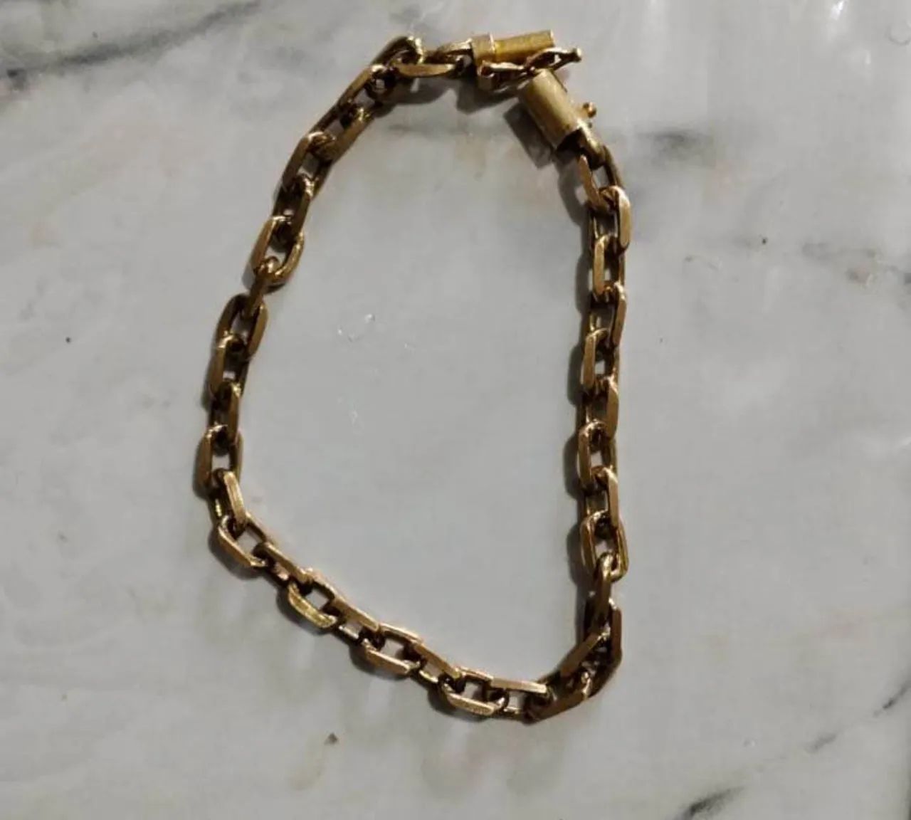 Pulseira Cartier Moeda Antiga Fecho Cadeado
