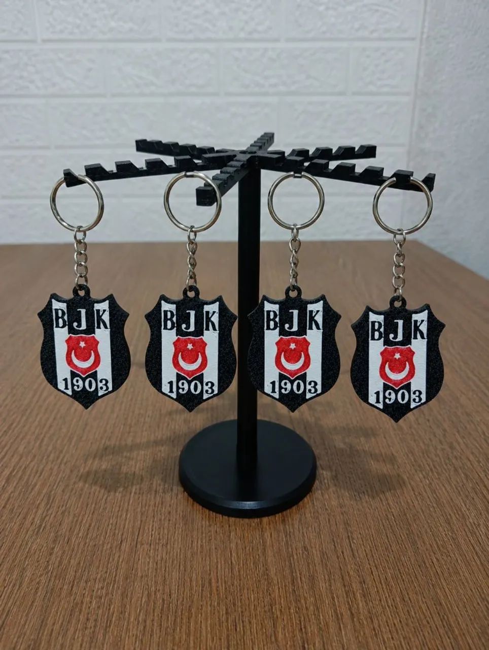 Kit 4 chaveiros do Besiktas da Turquia - Foto 2