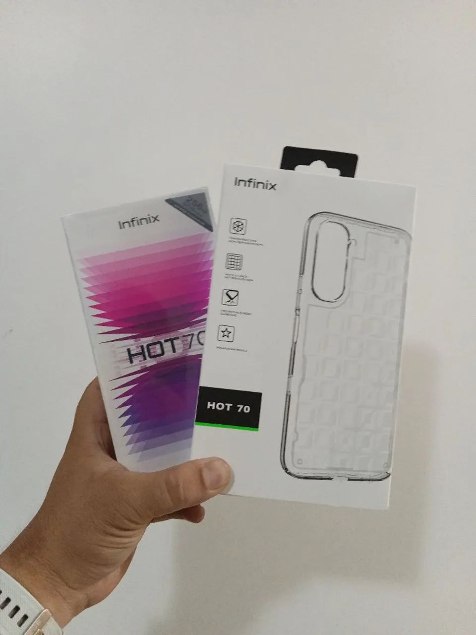 Celular Infinix HOT 70 + capinha de brinde - Foto 2