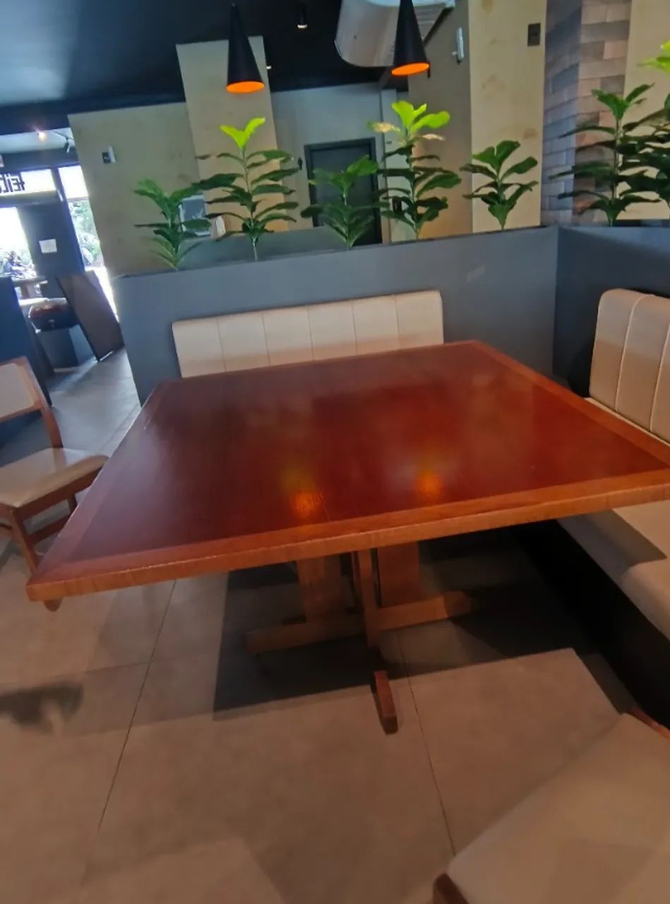 OPORTUNIDADE: Lote Profissional de Móveis para restaurantede Madeira DellaBruna - Foto 5