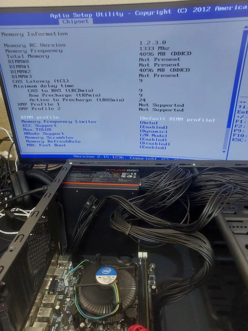 Pc i3 2120, 4gb ram, h61 