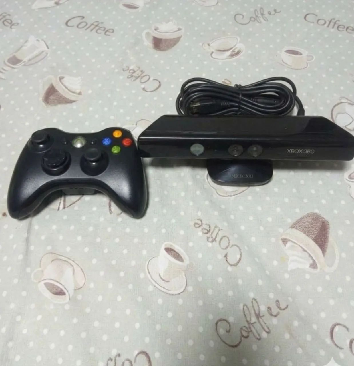 Controle e Kinect Xbox 360
