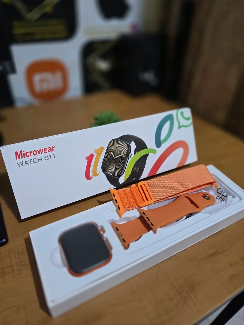 SmartWatch s11 laranja  - Foto 3