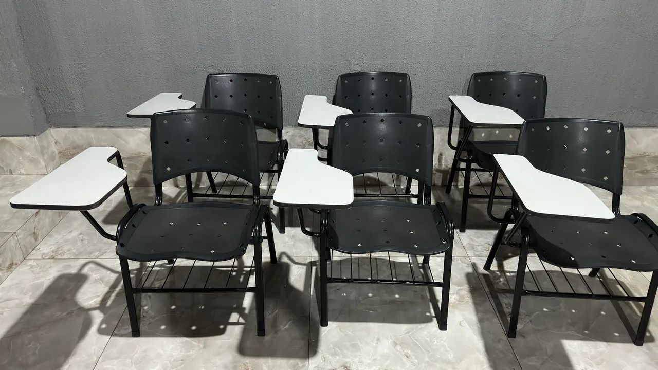 Kit com 6 Cadeiras Escolares - Foto 2