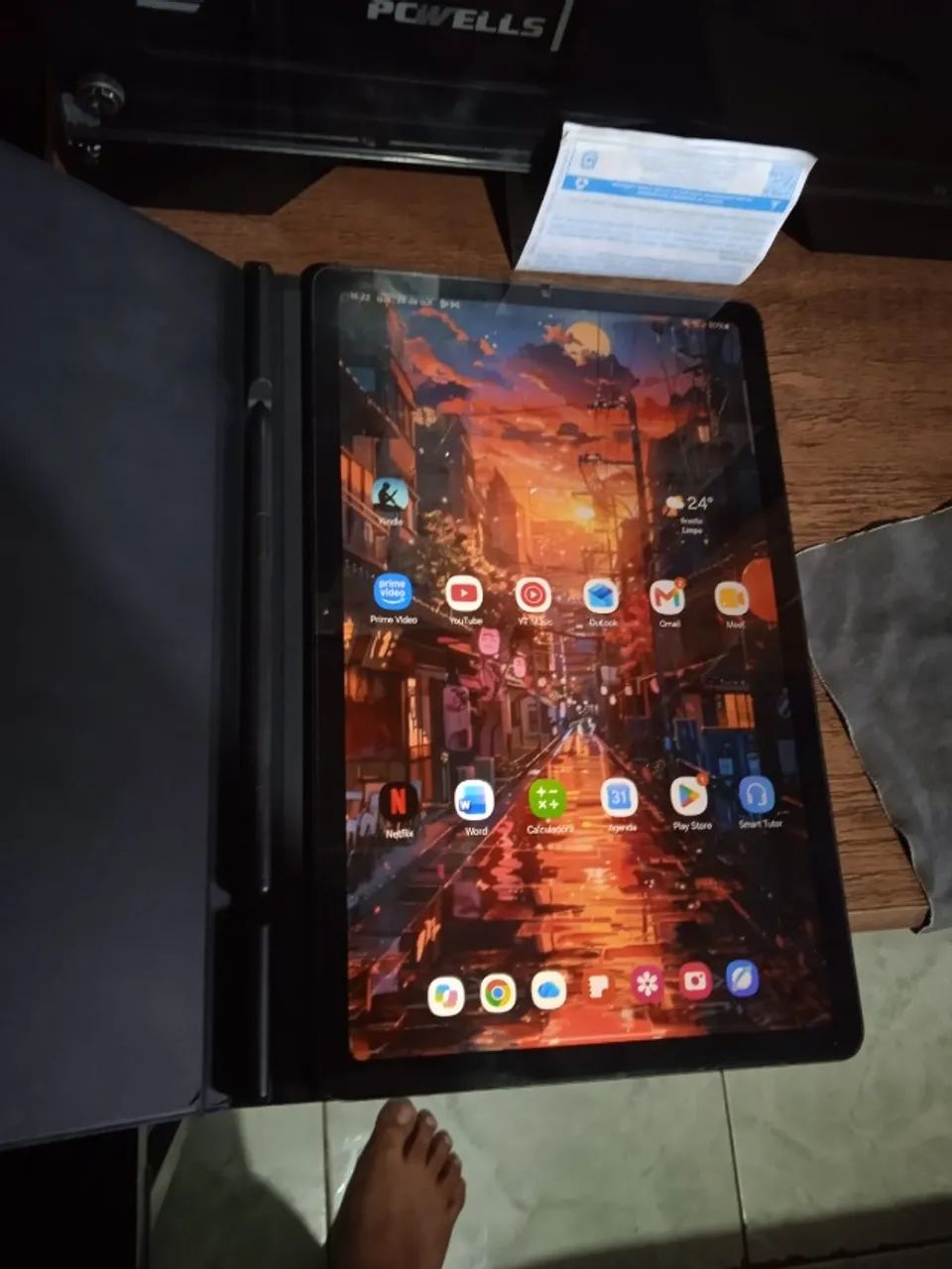 Vendo tablet Samsumg S6, 128g, com capa e caneta