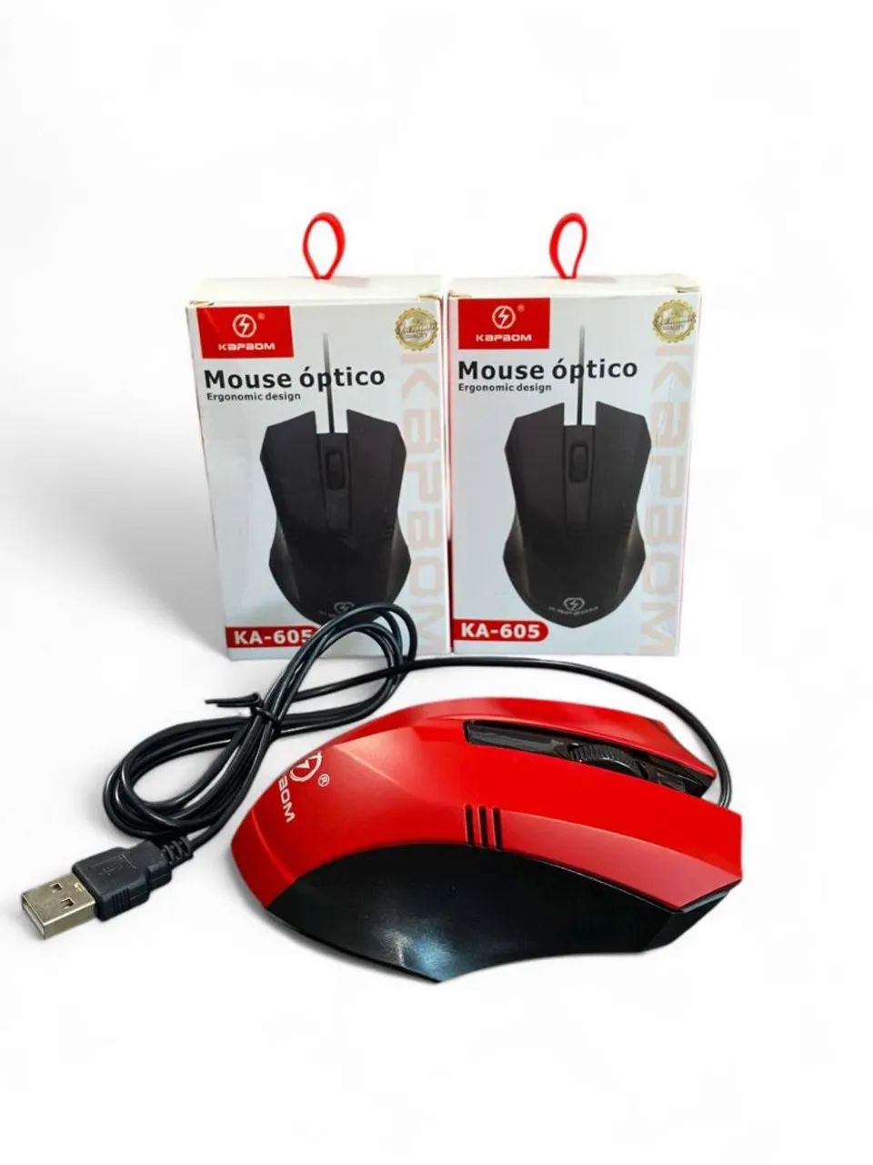 MOUSE ÓPTICO ERGONÔMICO KAPBOM KA-605 - Foto 2