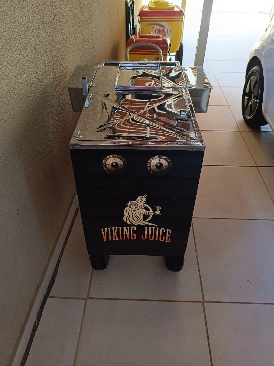 Carrinho térmico de inox  - Foto 2