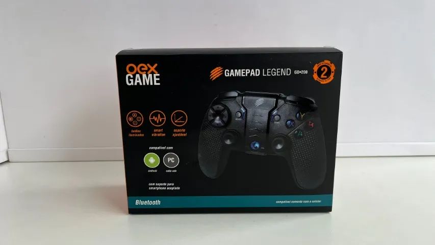 Controle Bluetooth PC e Android OEX GAMEPAD GD200 