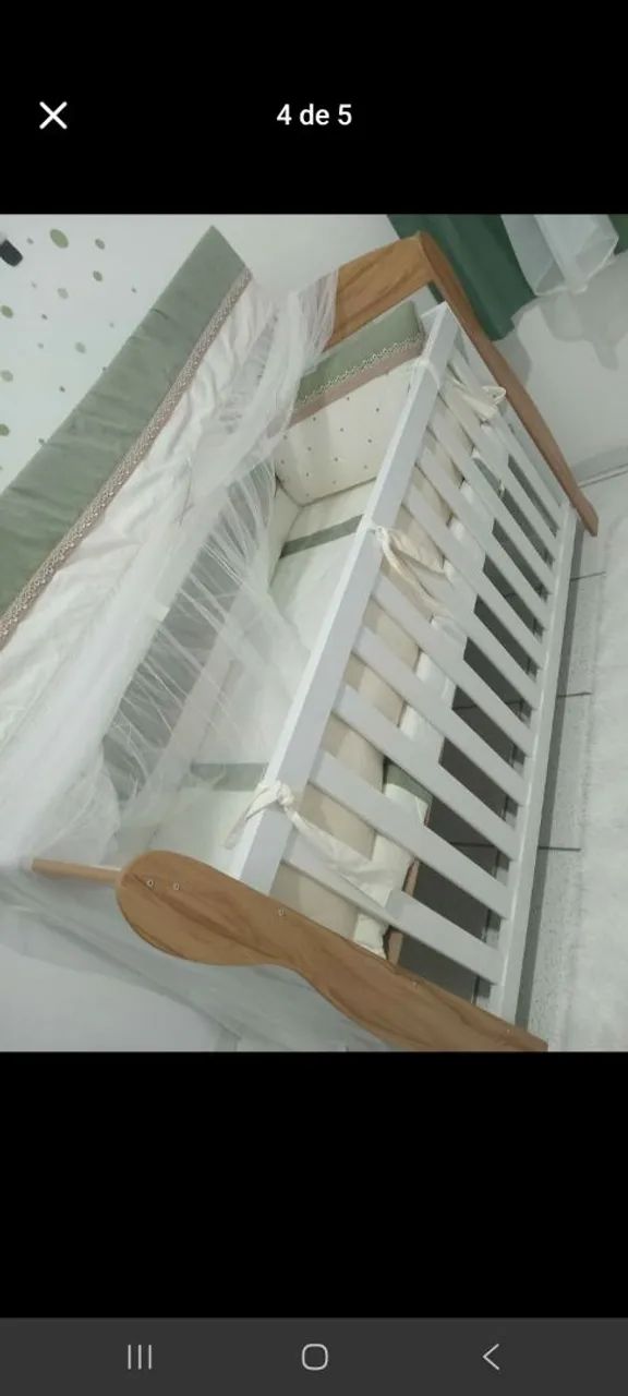 Berço e cômoda pra venda imediata  - Foto 2