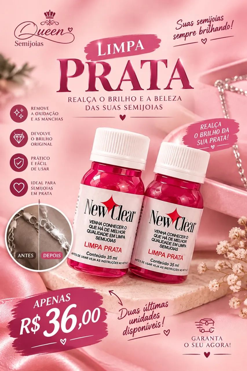 Vende-se limpa prata 