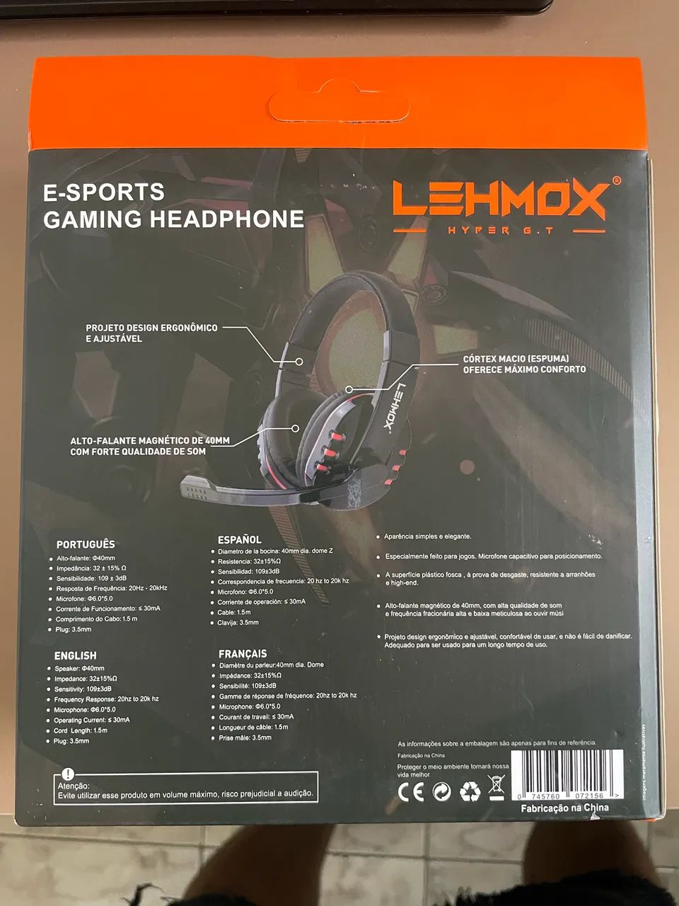 Headset LEHMOX HYPER GT (P3) - Foto 3