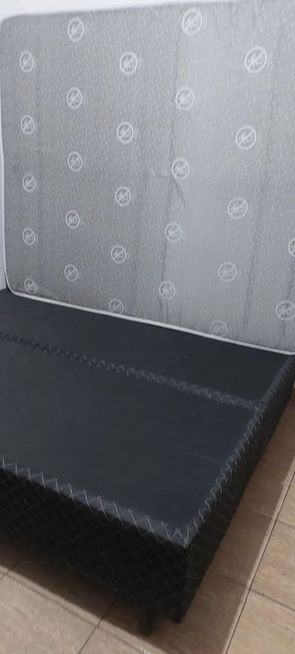 CAMA BOX QUEEN Size ( base+colchão+cabeceira) - Foto 5