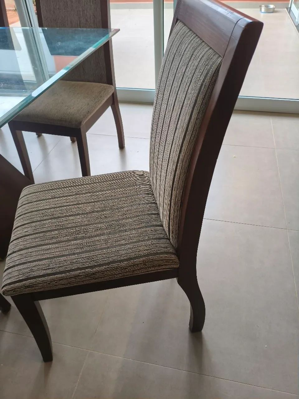 Mesa de vidro com 8 lugares 2,20 x1, 10 - Foto 2