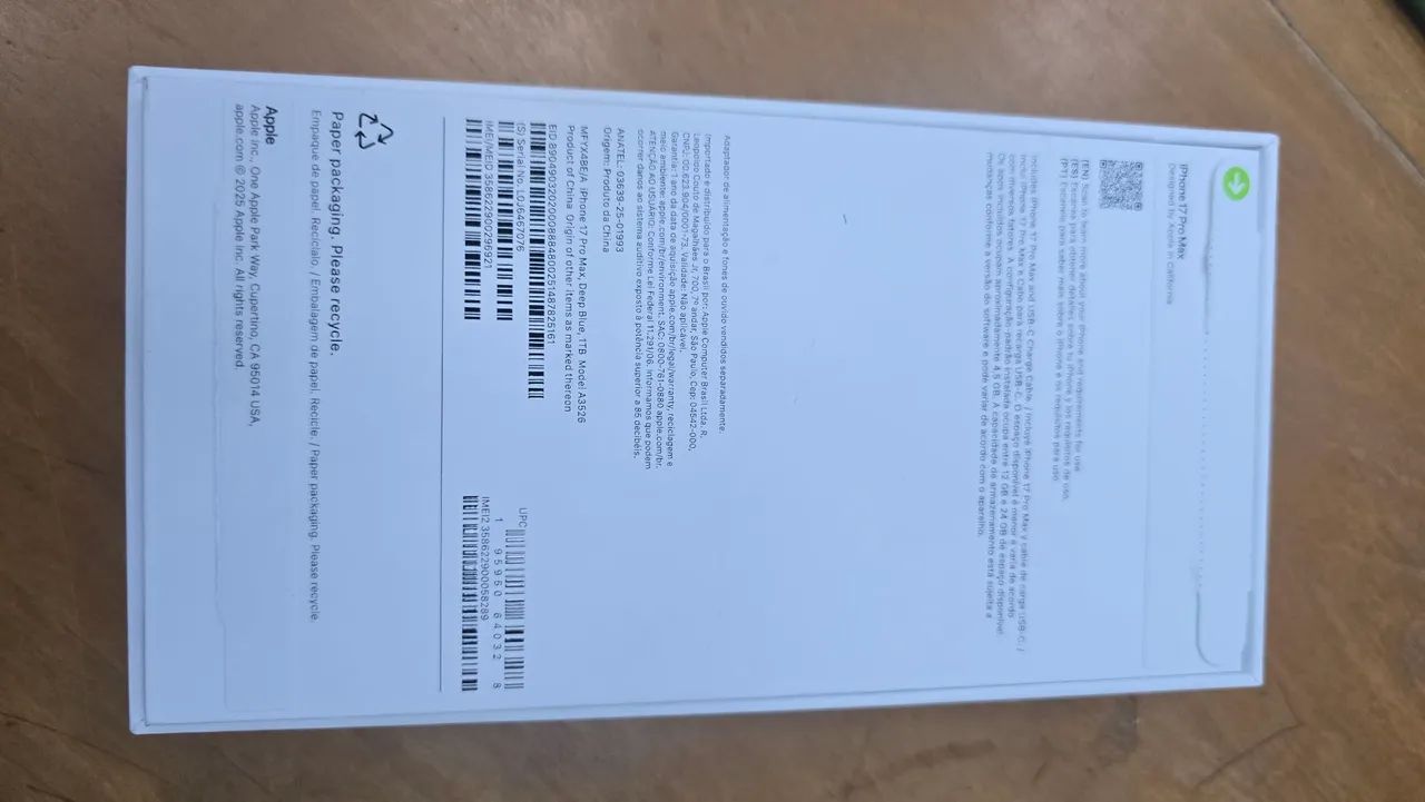 IPhone 17 Pro Max 1TB - Novo,  c/ Garantia Apple - Foto 4