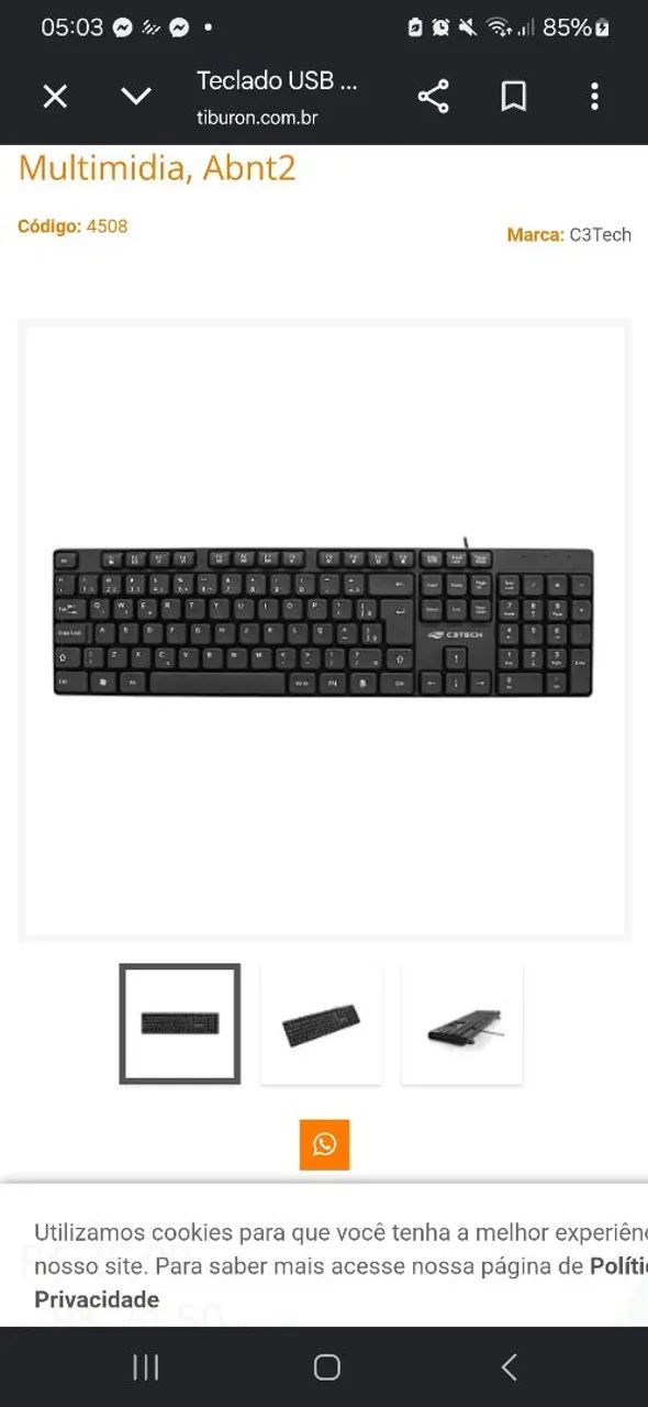 Vendo teclado