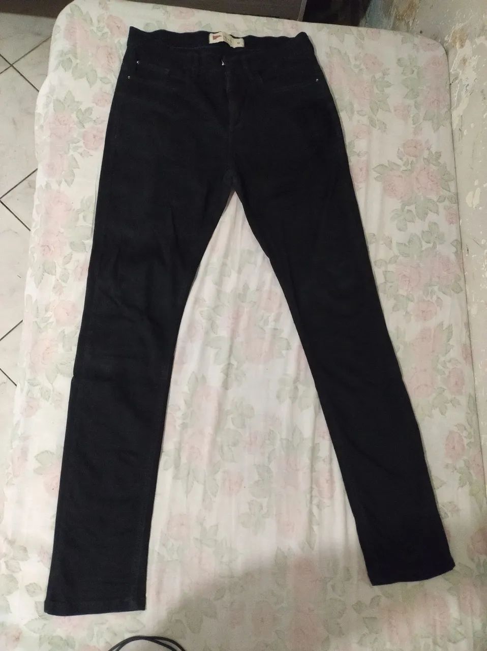 Calça sarja skinny 42 masculino  - Foto 2