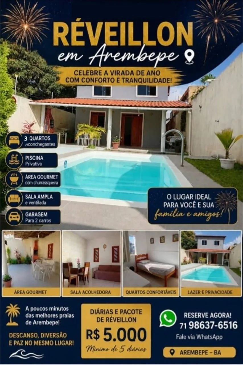 Casa Réveillon Arembepe 