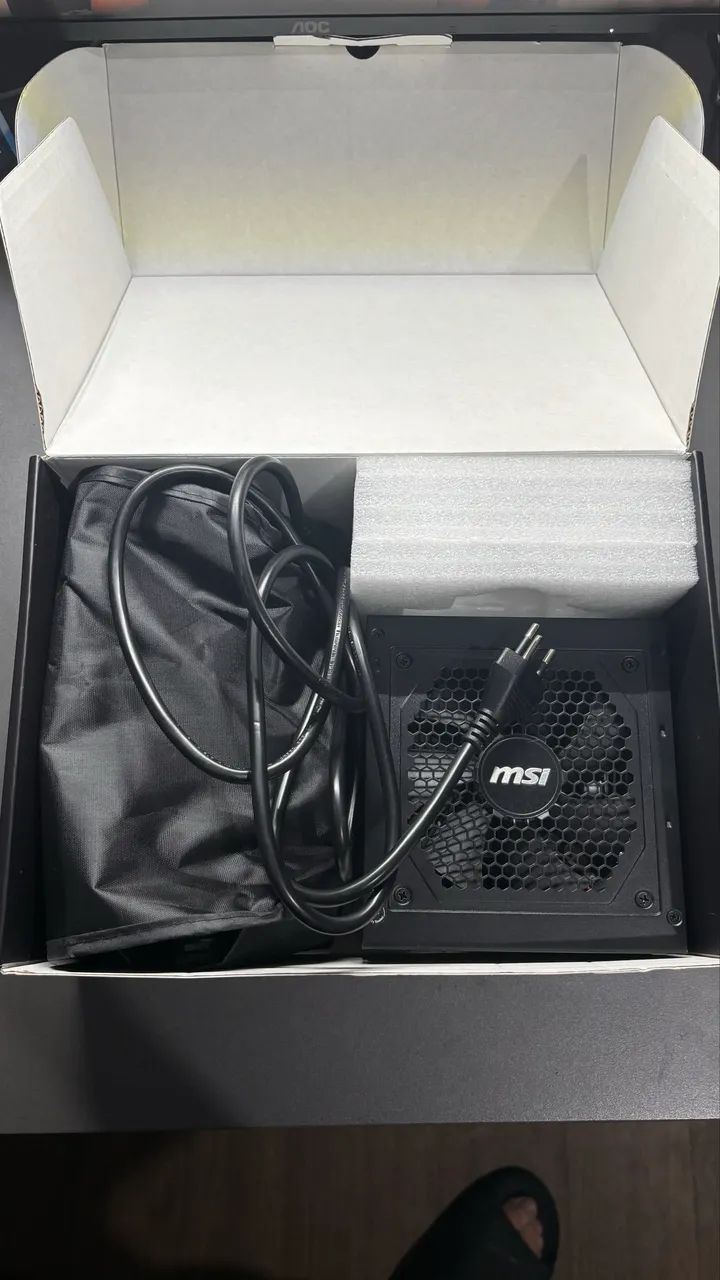 Fonte msi 750w 80plus gold modular - Foto 5