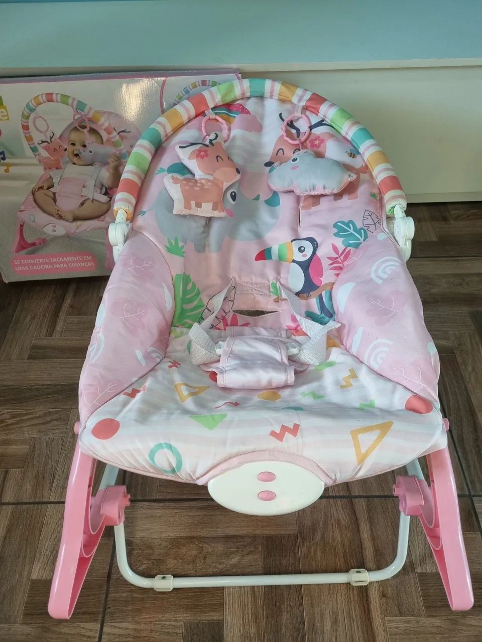 Cadeirinha de descanso para bebê 