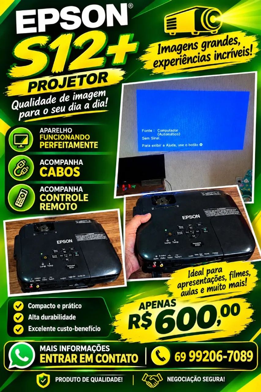 Projetor epson S12+