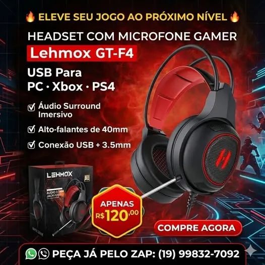 ? LEVE SEU JOGO AO PRÓXIMO NÍVEL! ? ?Você está pronto para ouvir cada passo do inimigo  - Foto 2