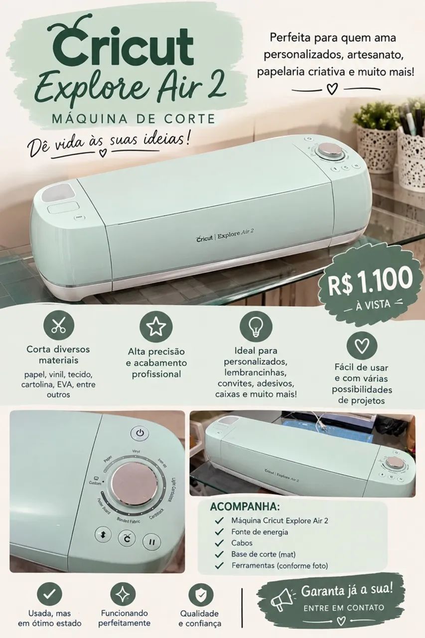 Máquina de corte cricut