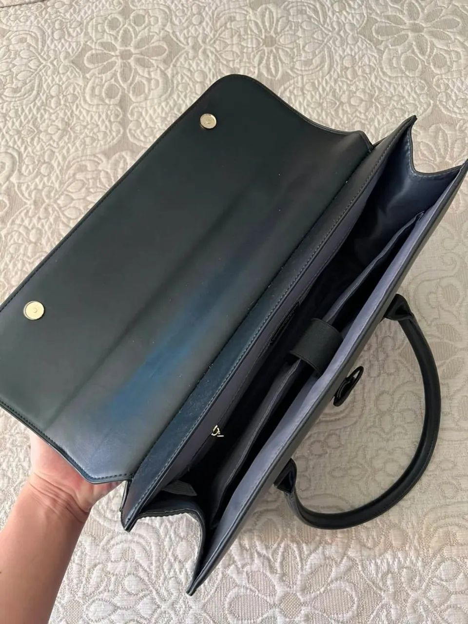Bolsa de couro legítimo  - Foto 3