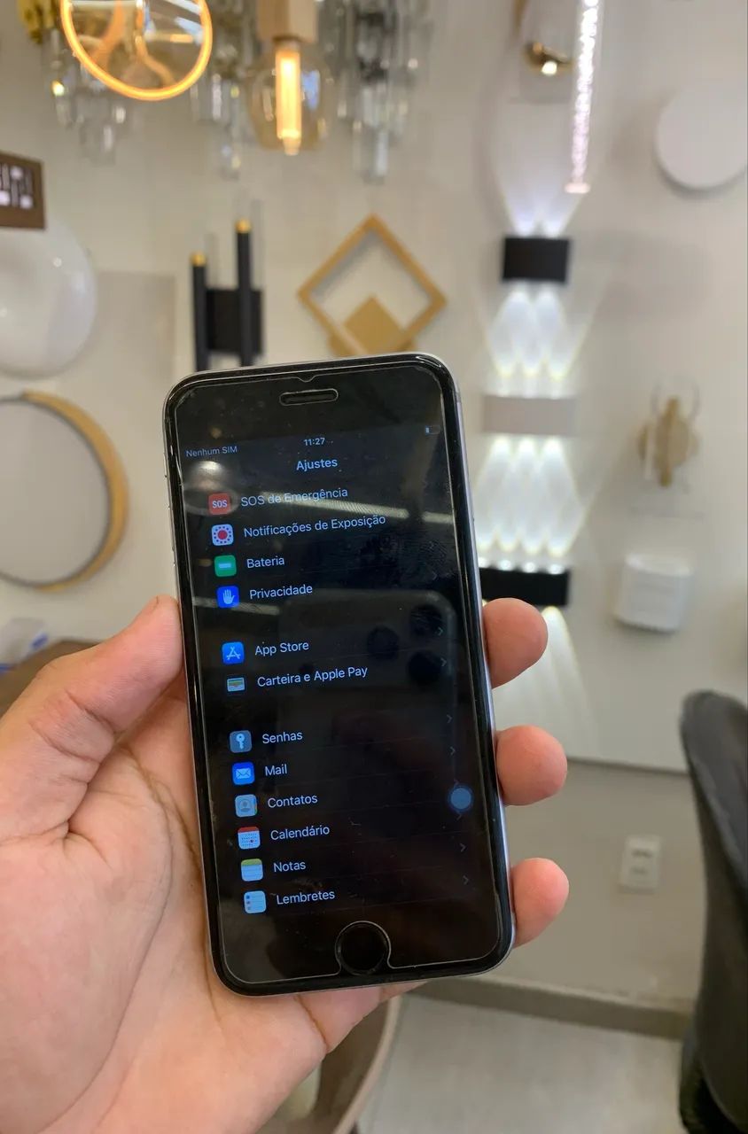 iPhone 6s 64GB Prata Funcionando Perfeitamente + Caixa - Celulares