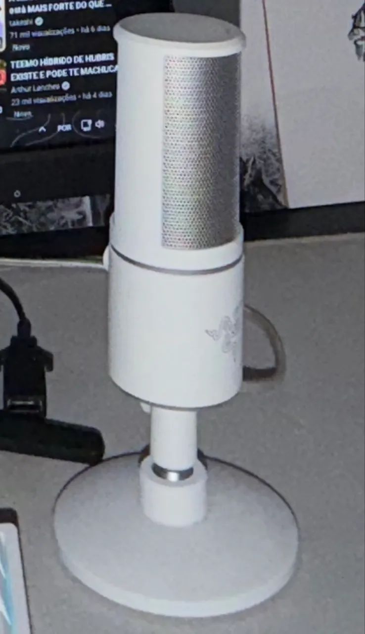 Microfone Razer Siren X Mercury/Branco - Foto 2